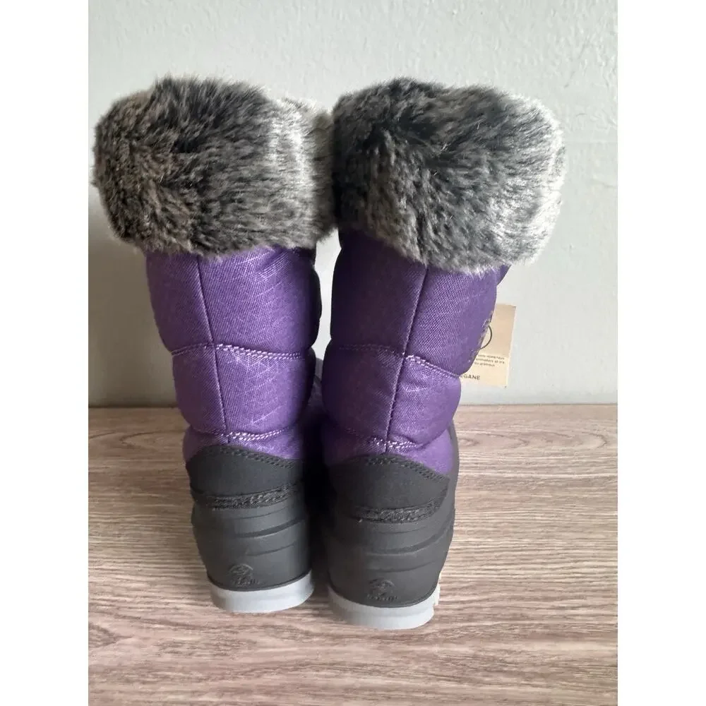 Kamik Women’s Powdery 3 Insulated Waterproof Winter Boot Grape Size 5